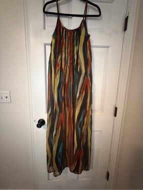 Jessica Simpson Y2K Multi-Color Maxi Dress